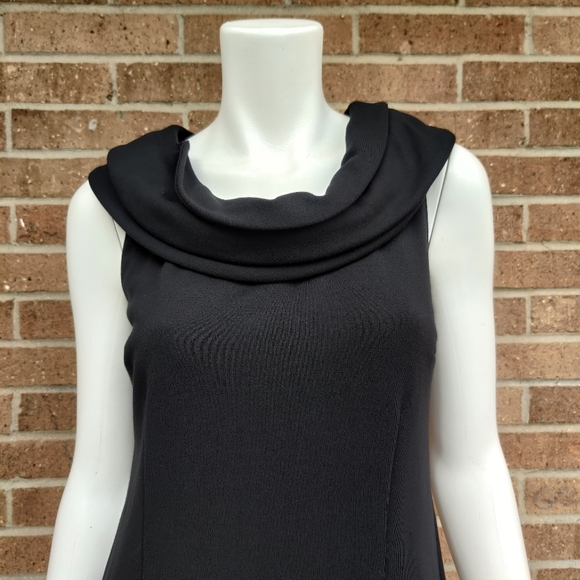 Adrienne Vittadini Black Dress Sz M - Picture 2 of 8